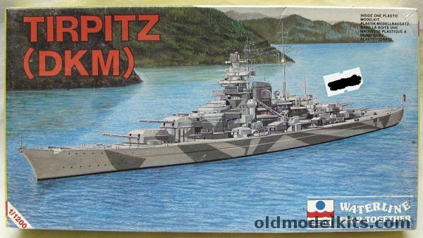 ESCI 1/1200 Tirpitz Battleship, 416 plastic model kit